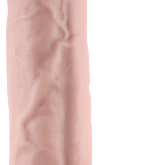 Get Lucky Real Skin 9" Dual Layer Dildo Beige