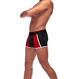 Retro Sport Panel Short - Medium - Black/ Red