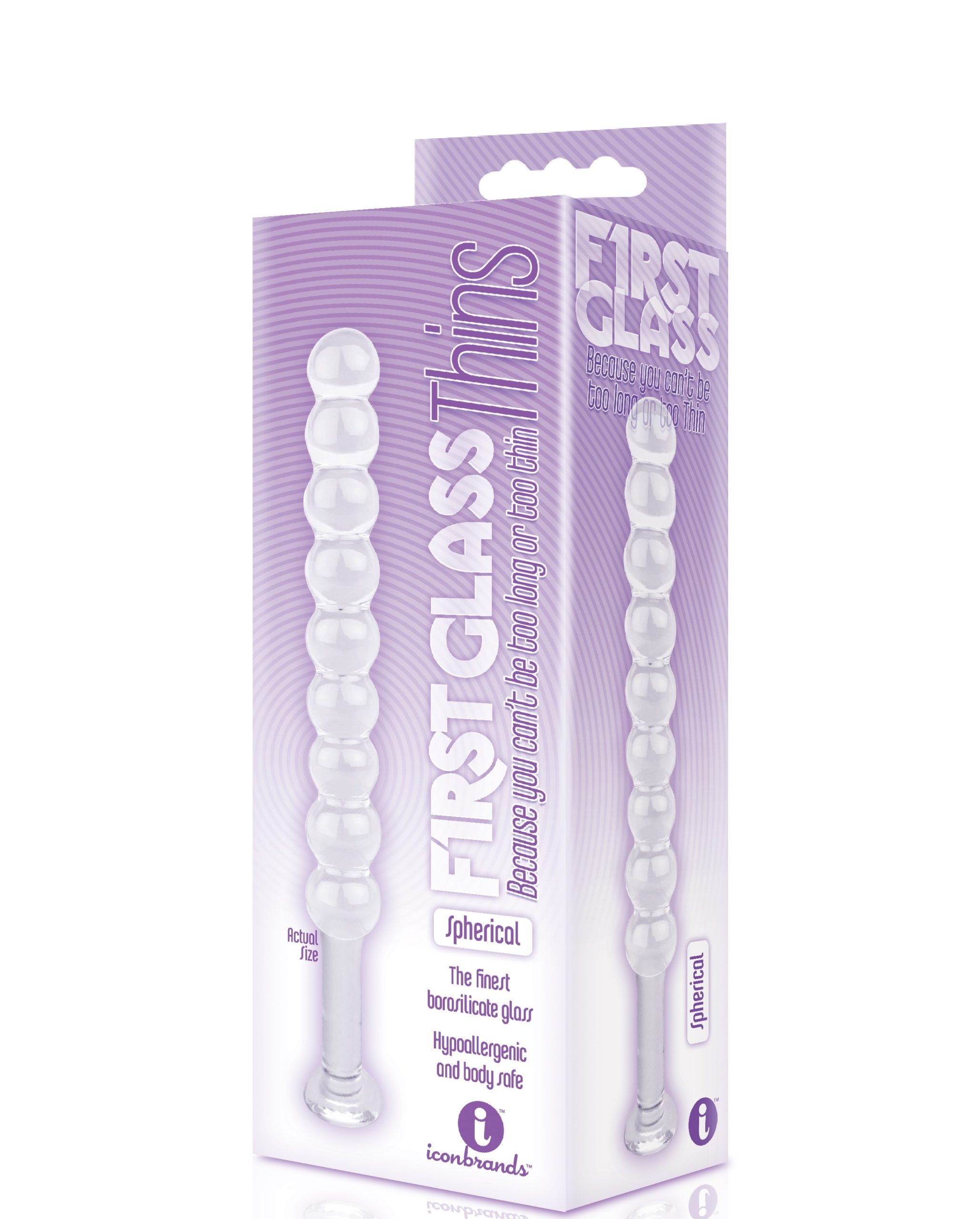 The 9's Glass Thins - Spherical Glass Plug