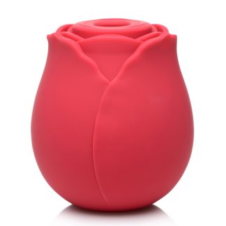 Inmi - Bloomgasm Wild Rose Silicone Suction Stimulator - Red