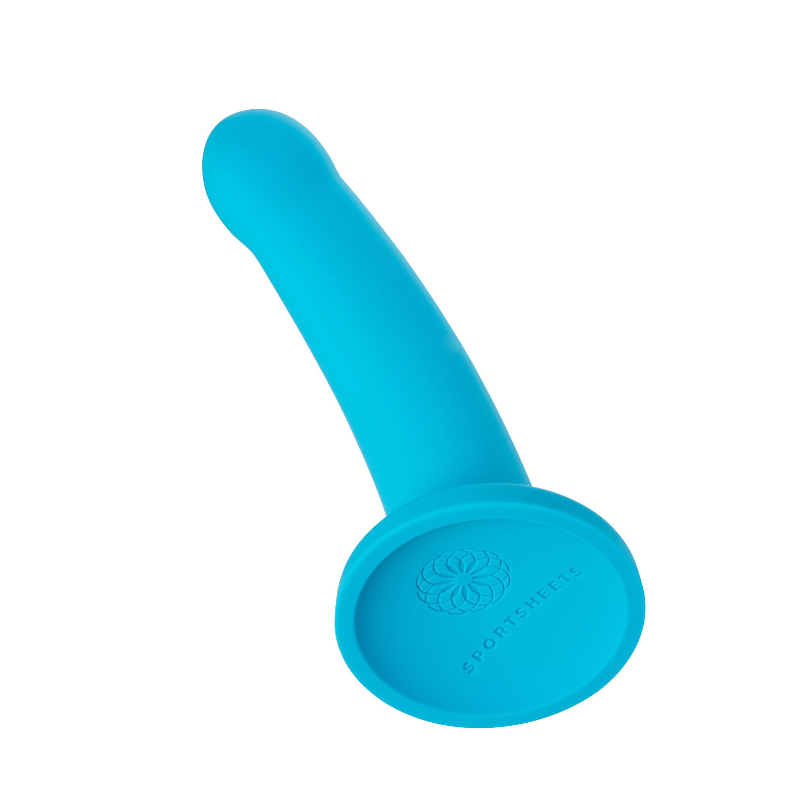 Nexus Collection - Hux - 7 Inch Silicone Dildo - Turquoise