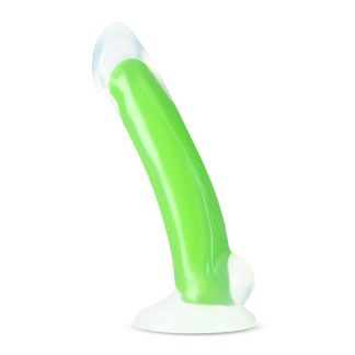 Neo Elite - Glow in the Dark - Omnia - 7 Inch Silicone Dual Density Dildo - Neon Green