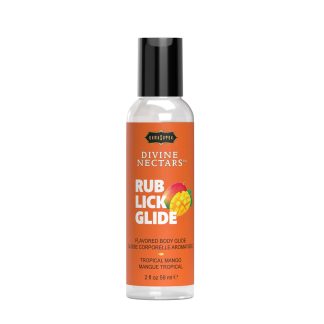 Divine Nectars Flavored Body Glide - Tropical Mango - 2 Fl. Oz./ 59ml