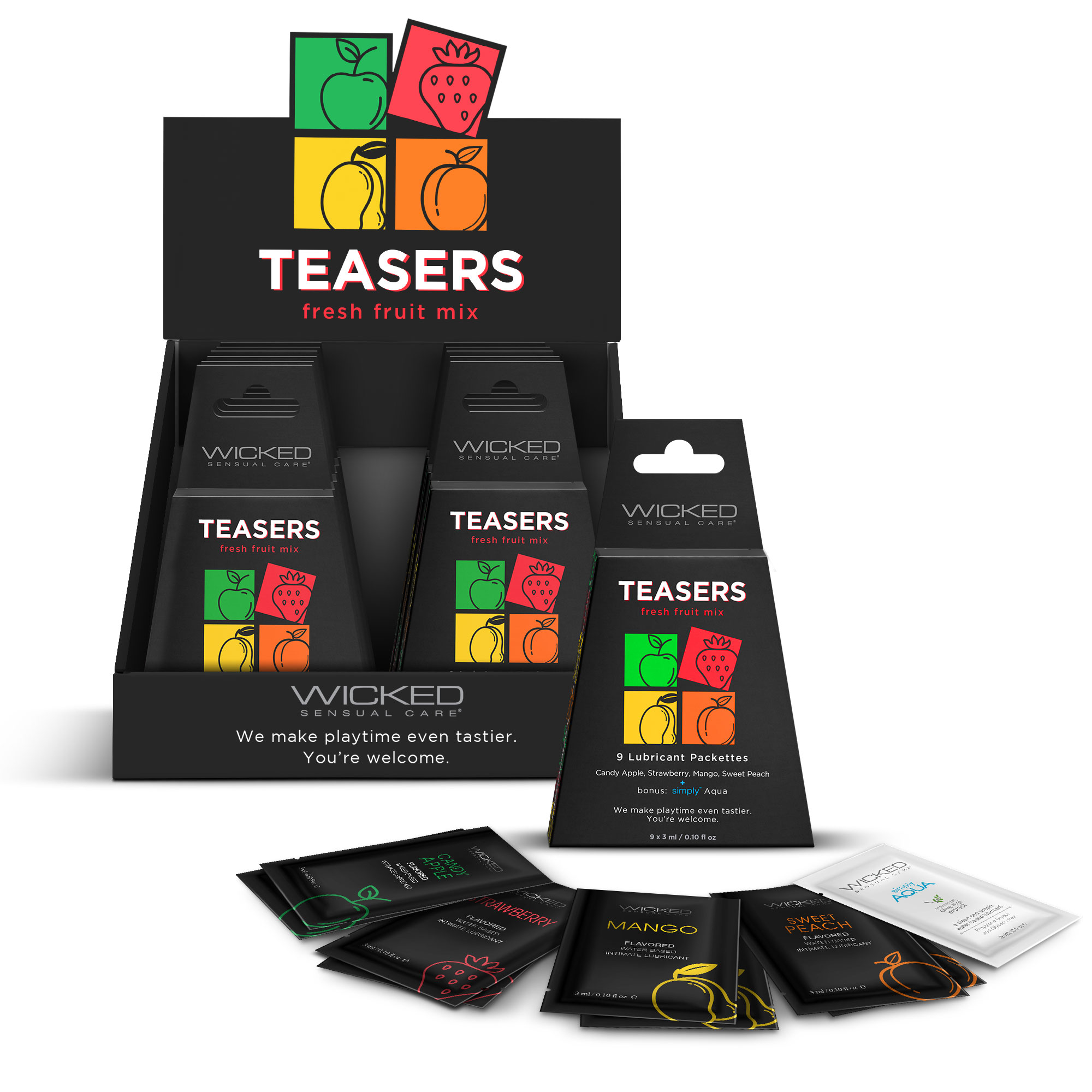 Teasers Fresh Fruit Mix Display