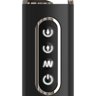 Anal Fantasy Elite Auto-Throb Inflatable Vibrating Plug - Black