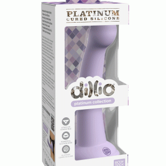 Dillio Platinum - Secret Explorer 6 Inch Dildo - Purple