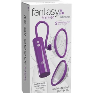 Fantasy for Her Rechargeable Pleasure Pump Kit - Purple
