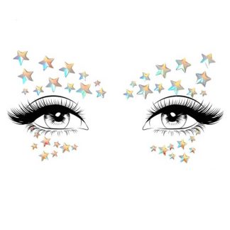Celeste Glow in the Dark Face Jewels Sticker
