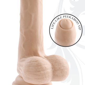 Peek a Boo Vibrating Dildo - Light