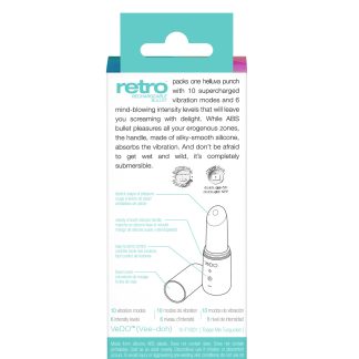 Retro Rechargeable Bullet - Turquoise