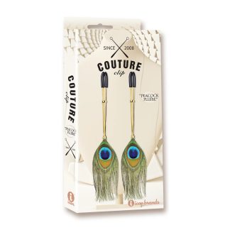 Couture Clips - Peacock Plume - Nipple Clamp
