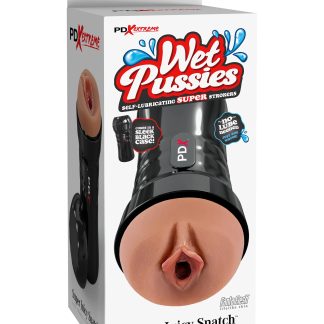 Wet Pussies - Super Juicy Snatch Self-Lubricating Stroker - Brown