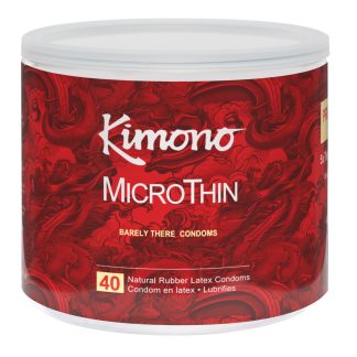 Kimono Bowl Microthin 40 Count Condoms