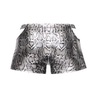 s'naked Pouch Short - X-Large - Silver/black
