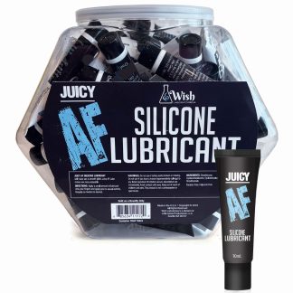 Juicy Af Silicone Lubricant 10 ml - Pop Display of 65