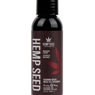 Hemp Seed Massage Lotion - Kashmir Musk 2 Oz