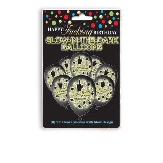 Happy Fucking Birthday Glow Balloons