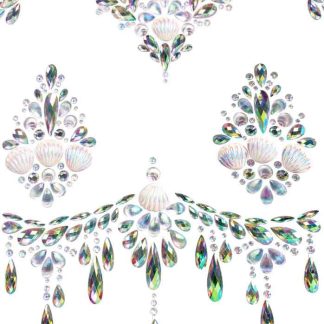 Siren Adhesive Body Jewels Sticker - Clear