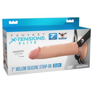 Fantasy X-Tensions Elite 7" Silicone Hollow Strap Dual Density Light
