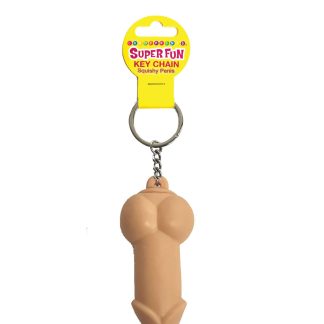 Super Fun Key Chain, Squishy Penis - Sold in 6pk