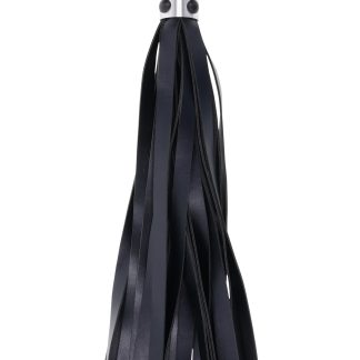Edge Flogger - Black / Silver