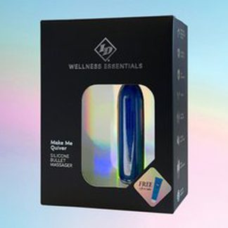 Make Me Quiver Silicone Bullet Massager - Blue