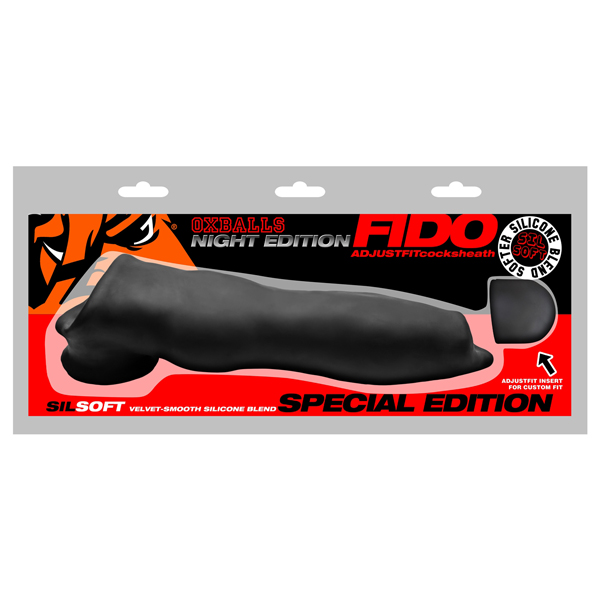 Fido Velvet Smooth Beast Cocksheath - Black