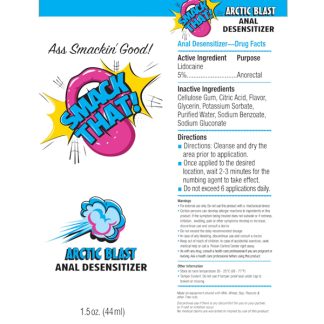 Smack That Anal Desensitizer Arctic Blast 1.5 Oz