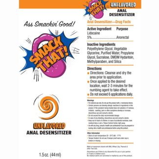 Smack That Anal Desensitizer Unflavored 1.5oz