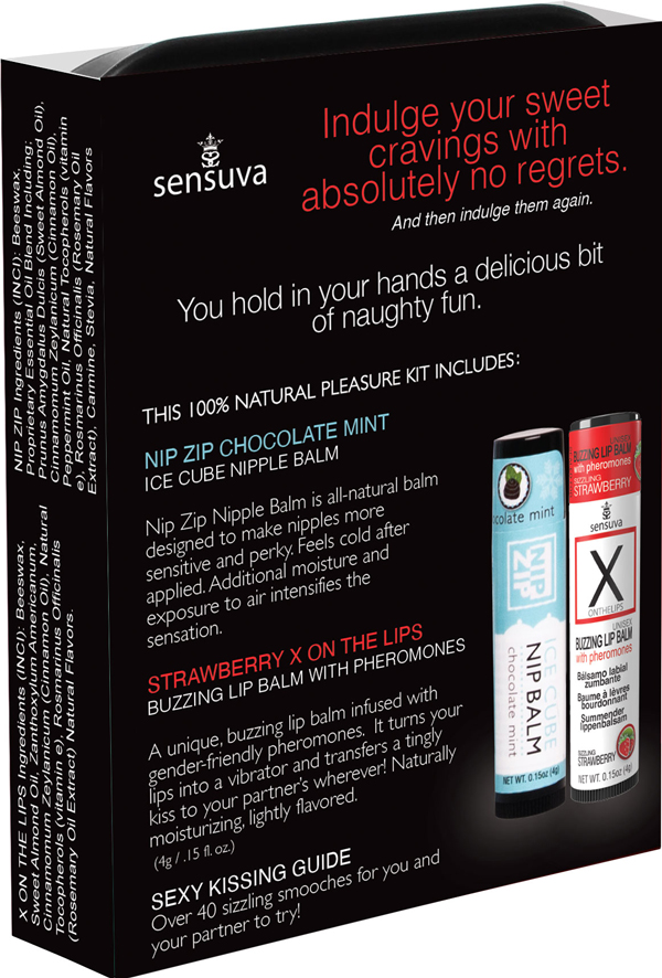 Lips and Nips Pleasure Kit Chocolate-Strawberry