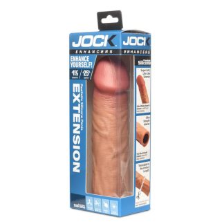 Jock 1.5" Silicone Penis Extension Sleeve - Medium