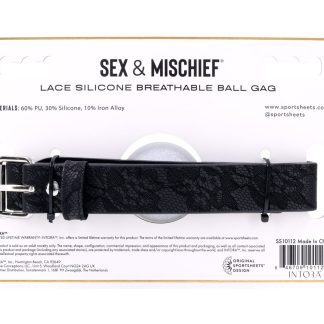Lace Silicone Breathable Ball Gag