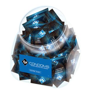 Extra Thin Condom Jar - 144 Pc