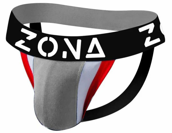 Grey Apex Jockstrap - Small