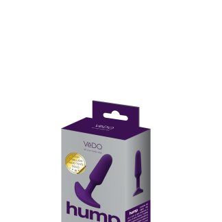 Hump Silicone Anal Plug - Purple