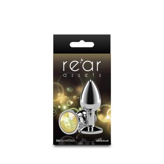 Rear Assets Silver Medium Yellow Gem
