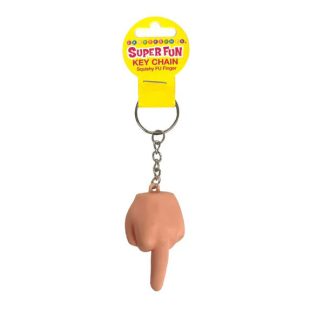 Super Fun Key Chain - Squishy Fu Finger - Sold in 6pk