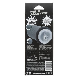 Milk Master Grip-N-Stroke Pussy - Grey