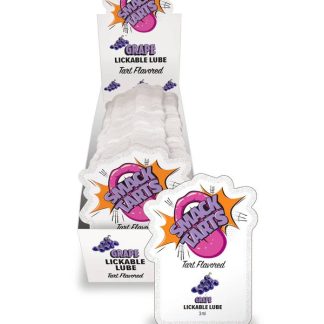 Smack Tarts Lube 3ml Pouch Display 36pc - Sour Grape