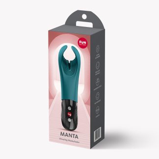 Manta Vibrating Masturbator - Bottle Green