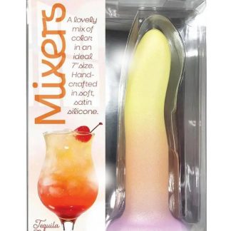 Mixers Tequila Sunrise 8" Dildo - Yellow Orange Pink