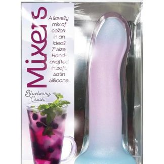 Mixers Blueberry Crush 8" Dildo - Pink Lavender Blue