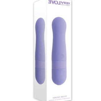 Squishy Bullet Internal and Clitoral Stimulation - Purple