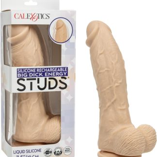 Silicone Rechargeable Big Dick Energy Studs - Ivory