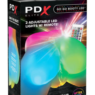 Pdx Elite After Dark Series Go-Go Booty Led Mega Masturbator - Frosted