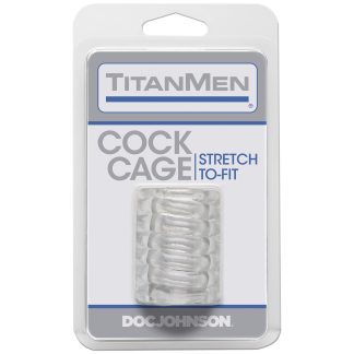 Titanmen Cock Cage - Clear