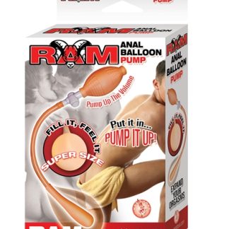 Ram Anal Balloon Pump - Flesh