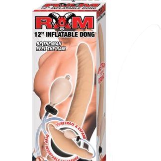 Ram 12-Inch Inflatable Dong - Flesh