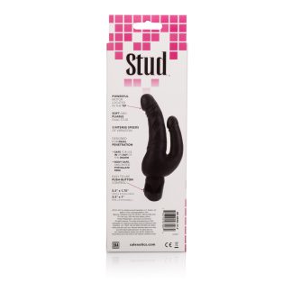 Waterproof Power Stud Over and Under Dong - Black