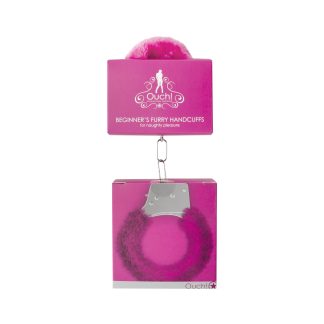 Beginner's Furry Handcuffs - Pink
